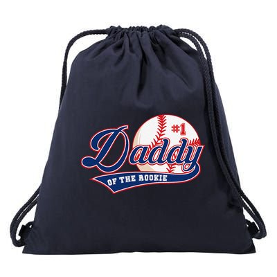 Daddy Of Rookie Of Year 1st Birthday Baseball Theme Matching Drawstring Bag