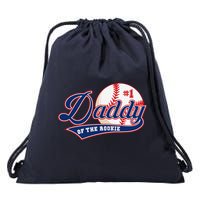 Daddy Of Rookie Of Year 1st Birthday Baseball Theme Matching Drawstring Bag