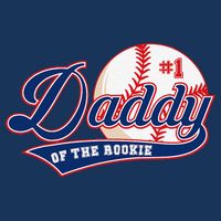 Daddy Of Rookie Of Year 1st Birthday Baseball Theme Matching Drawstring Bag