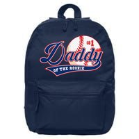 Daddy Of Rookie Of Year 1st Birthday Baseball Theme Matching 16 in Basic Backpack
