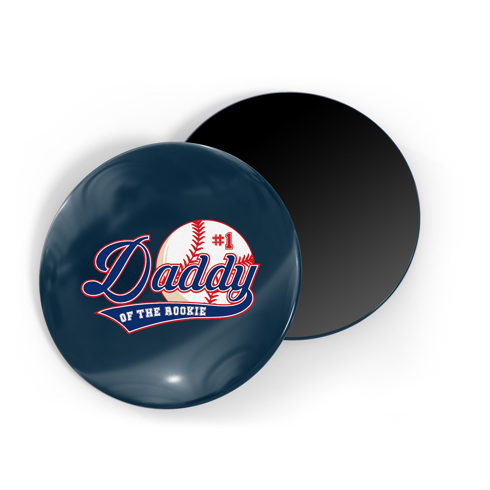 Daddy Of Rookie Of Year 1st Birthday Baseball Theme Matching Magnet