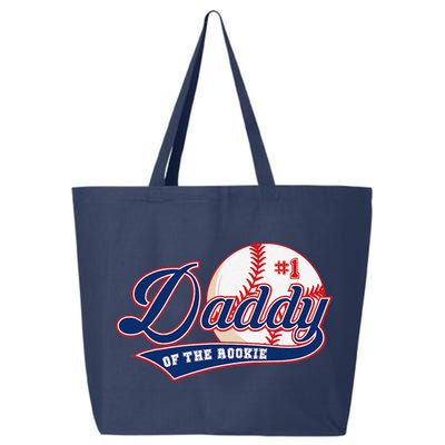 Daddy Of Rookie Of Year 1st Birthday Baseball Theme Matching 25L Jumbo Tote