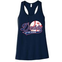 Daddy Of Rookie Of Year 1st Birthday Baseball Theme Matching Womens Tank Top