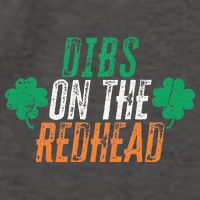 Dibs Onhe Redhead Shamrock St. Patrick's Day Drinking Vector Backpack