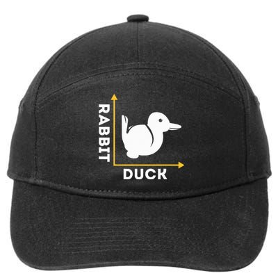 Duck Or Rabbit 7-Panel Snapback Hat