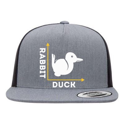 Duck Or Rabbit Flat Bill Trucker Hat