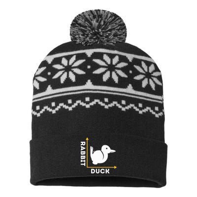 Duck Or Rabbit USA-Made Snowflake Beanie