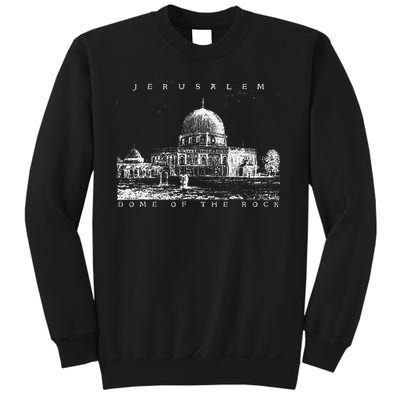 Dome of Rock Jerusalem Islamic Shrine Temple Vintage Sweatshirt