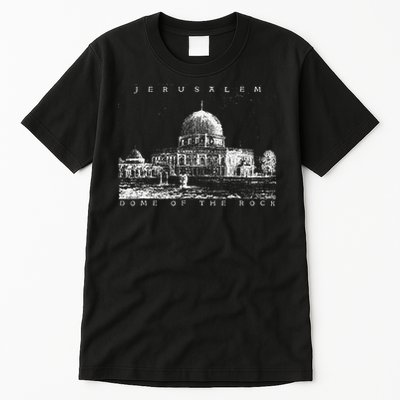 Dome of Rock Jerusalem Islamic Shrine Temple Vintage Tall T-Shirt