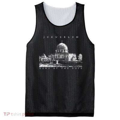 Dome of Rock Jerusalem Islamic Shrine Temple Vintage Mesh Reversible Basketball Jersey Tank