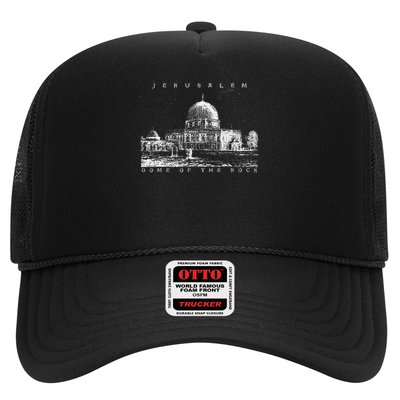 Dome of Rock Jerusalem Islamic Shrine Temple Vintage Trucker Hat