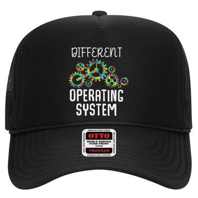 Different Operating System Autism Awareness Puzzle Tolerance Trucker Hat