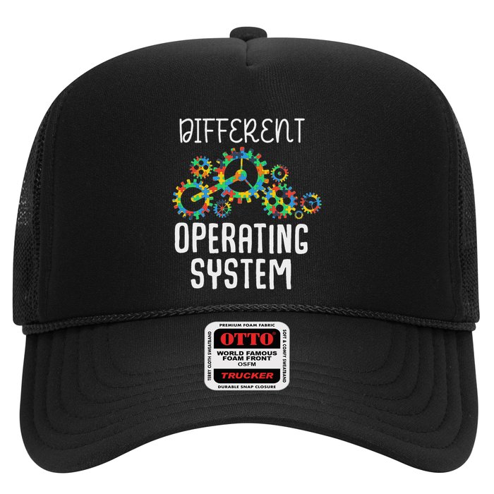 Different Operating System Autism Awareness Puzzle Tolerance Trucker Hat