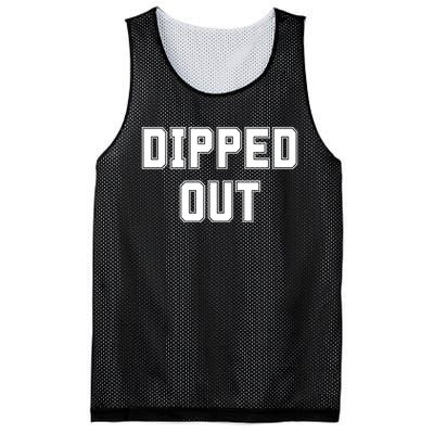 Dipped Out Sarcastic Mesh Reversible Basketball Jersey Tank