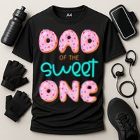 Dad Of Sweet One First Birthday Matching Family Donut Theme Performance Shirt