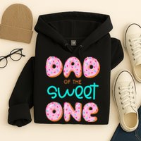 Dad Of Sweet One First Birthday Matching Family Donut Theme Hoodie