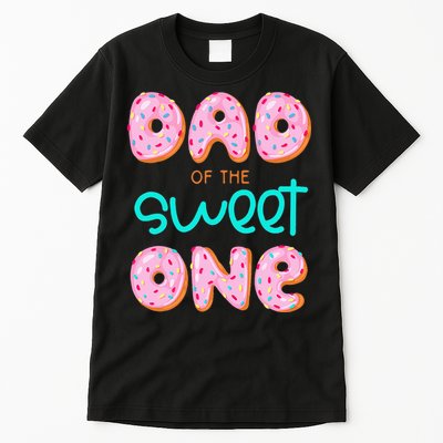 Dad Of Sweet One First Birthday Matching Family Donut Theme Tall T-Shirt