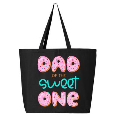 Dad Of Sweet One First Birthday Matching Family Donut Theme 25L Jumbo Tote