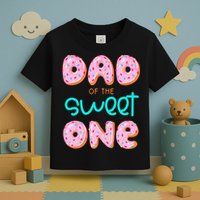 Dad Of Sweet One First Birthday Matching Family Donut Theme Toddler T-Shirt
