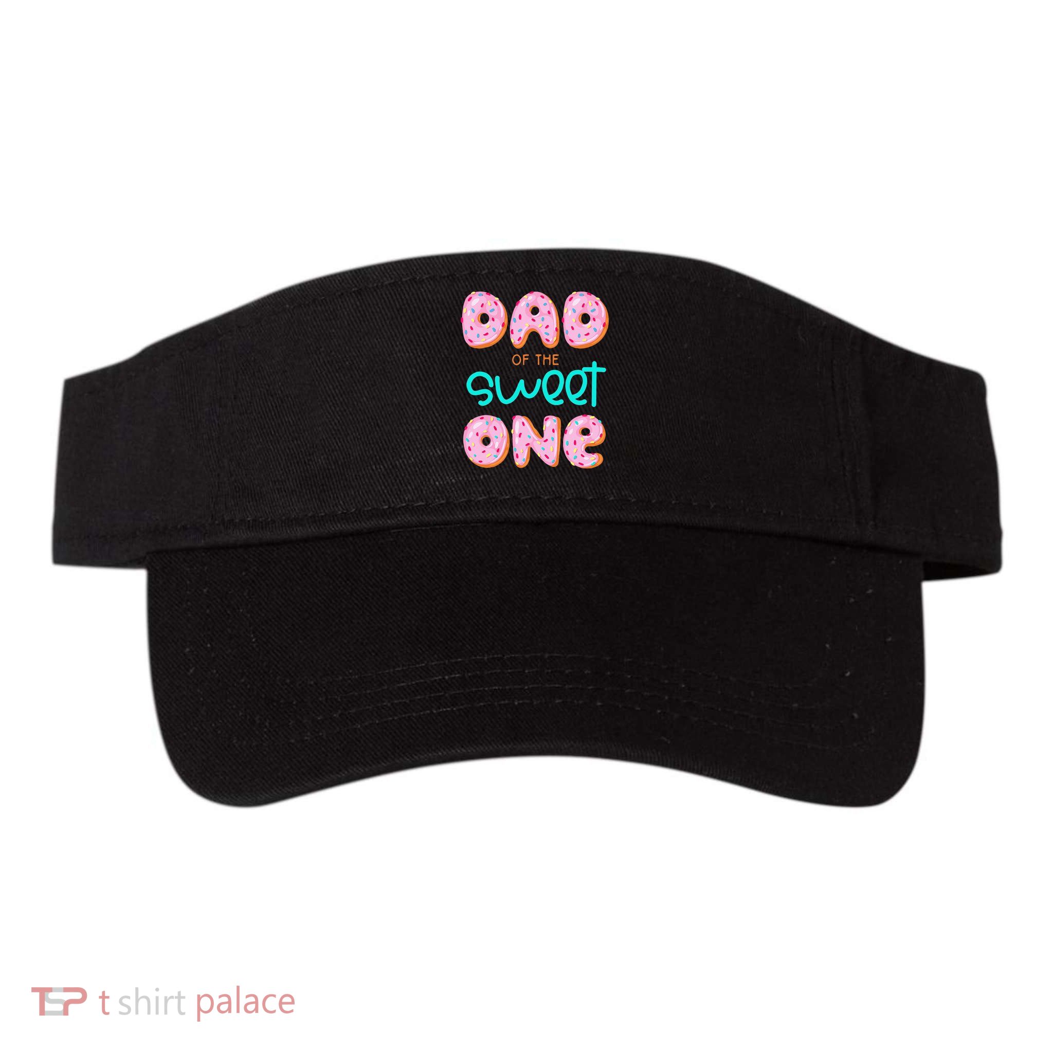 Dad Of Sweet One First Birthday Matching Family Donut Theme Visor