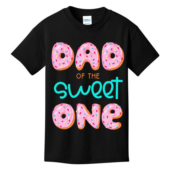 Dad Of Sweet One First Birthday Matching Family Donut Theme Kids T-Shirt