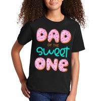 Dad Of Sweet One First Birthday Matching Family Donut Theme Kids T-Shirt