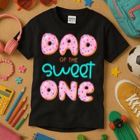 Dad Of Sweet One First Birthday Matching Family Donut Theme Kids T-Shirt