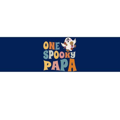 Dad One Spooky Papa Daddy Groovy Halloween Costume Bumper Sticker