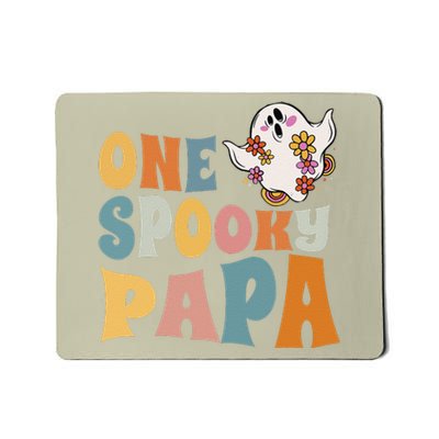 Dad One Spooky Papa Daddy Groovy Halloween Costume Mousepad