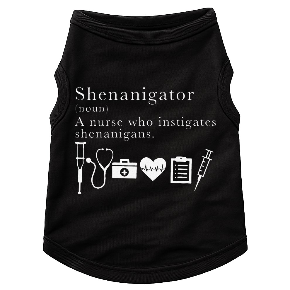 Definition Of Shenanigator Nurse Gift Doggie Tank