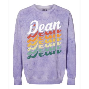 Dean Of Students Administrator School Worker Back To School Colorblast Crewneck Sweatshirt