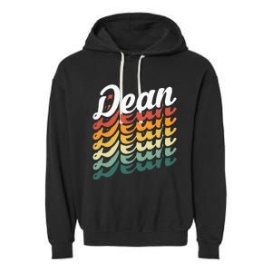 Dean Of Students Administrator School Worker Back To School Garment-Dyed Fleece Hoodie