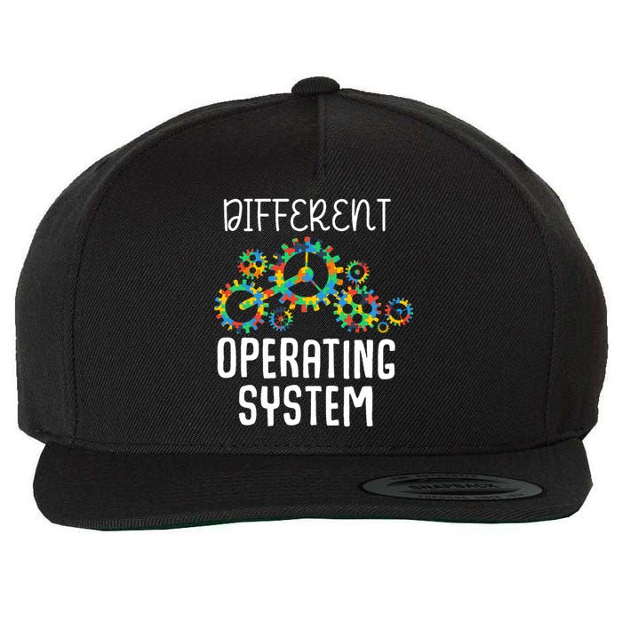 Different Operating System Autism Awareness Puzzle Tolerance Wool Snapback Cap