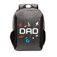 Dad Outer Space Birthday Party Vector Backpack