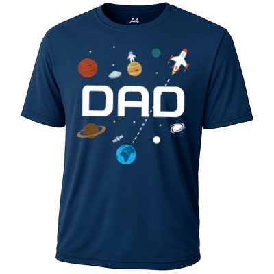 Dad Outer Space Birthday Party Performance Shirt