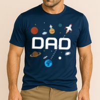 Dad Outer Space Birthday Party Performance Shirt