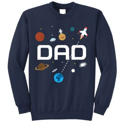 Dad Outer Space Birthday Party Sweatshirt