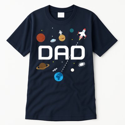 Dad Outer Space Birthday Party Tall T-Shirt