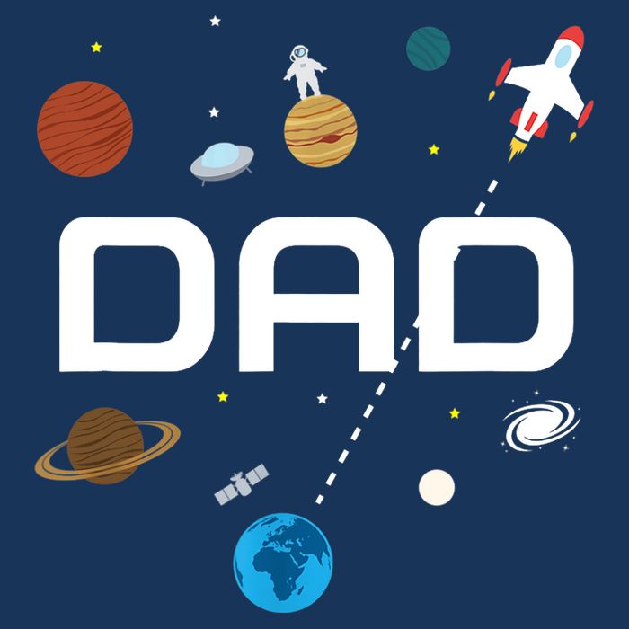 Dad Outer Space Birthday Party Sustainable Bucket Hat