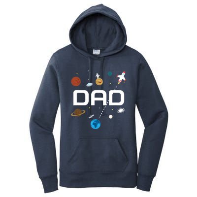 Dad Outer Space Birthday Party Women's Pullover Hoodie