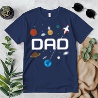 Dad Outer Space Birthday Party Premium T-Shirt