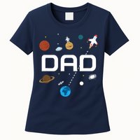 Dad Outer Space Birthday Party Womens T-Shirt
