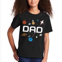 Dad Outer Space Birthday Party Kids T-Shirt
