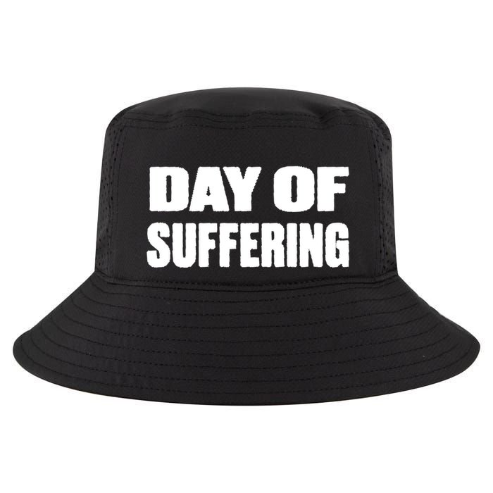 Day Of Suffering Visualize Industrial Collapse Cool Comfort Performance Bucket Hat