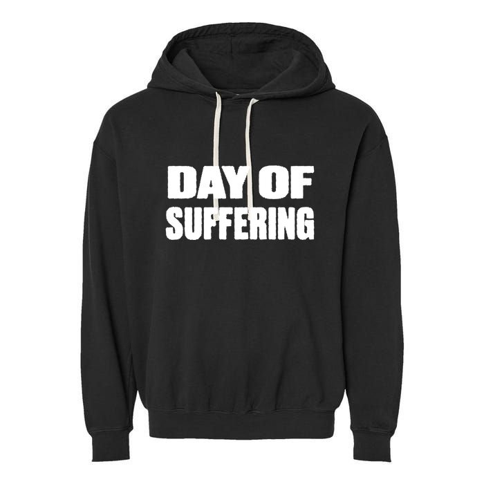 Day Of Suffering Visualize Industrial Collapse Garment-Dyed Fleece Hoodie