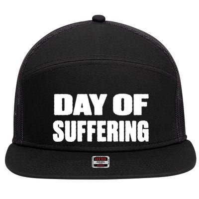 Day Of Suffering Visualize Industrial Collapse 7 Panel Mesh Trucker Snapback Hat