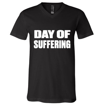 Day Of Suffering Visualize Industrial Collapse V-Neck T-Shirt