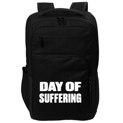 Day Of Suffering Visualize Industrial Collapse Impact Tech Backpack