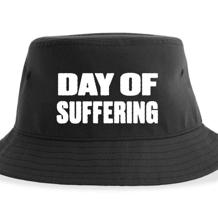 Day Of Suffering Visualize Industrial Collapse Sustainable Bucket Hat