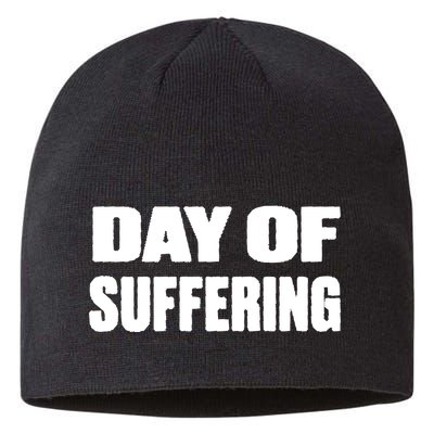 Day Of Suffering Visualize Industrial Collapse Sustainable Beanie